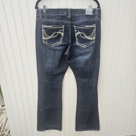 Love Nation Denim - Love Nation Boot Dark Blue Jeans Womens  Size 12